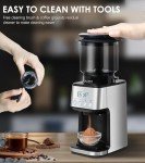 Homtone Adjustable Electric Coffee Grinder, 51 Settings