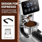 AMZCHEF Electric Coffee Grinder with 24 Grind Settings