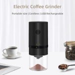 Mini Electric Burr Coffee Grinder with Adjustable Settings