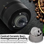 Portable Electric Burr Coffee Grinder - USB Rechargeable