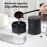 Portable Electric Burr Coffee Grinder - USB Rechargeable