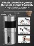 SimCoker Portable Manual Coffee Grinder with Adjustable Settings