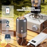 Portable Mini Electric Coffee Bean Grinder 25g