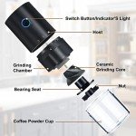 Portable Electric Burr Coffee Grinder - USB Rechargeable