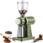 Huanyu 250G Electric Coffee Bean Grinder - Green