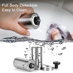 UNIFUN Adjustable Burr Coffee Grinder – Compact & Portable