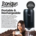 Automatic Portable Coffee Grinder with Burr and USB-C