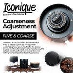 Automatic Portable Coffee Grinder with Burr and USB-C