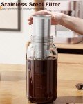 64oz Cold Brew Coffee Maker with Stainless Steel Filter