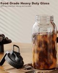 64oz Cold Brew Coffee Maker with Stainless Steel Filter