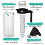 Coffee Gator Cold Brew Maker – BPA-Free, 1.4L