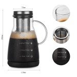 Beowanzk 960ml Portable Iced Coffee Maker