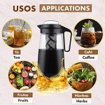 2L Cold Brew Coffee Maker Jug with Infuser