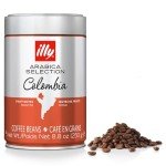 Illy Colombian Arabica Coffee Beans, 250g Can