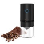 Mini Electric Burr Coffee Grinder with Adjustable Settings