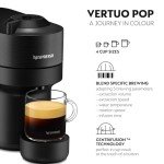 Nespresso Vertuo Pop Coffee Machine, Liquorice Black