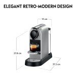 Nespresso KRUPS Citiz Silver Pod Coffee Machine