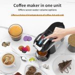 5-in-1 Espresso Coffee Machine for Capsules & Pods