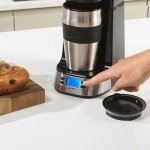 Salter One-Cup Digital Coffee Maker with Travel Mug