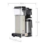 Moccamaster KBGT Off-White Coffee Maker - 1.25L