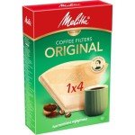 Melitta 1x4 Filter Coffee Maker Papers, 80 Count