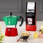 Bialetti Moka Express Stovetop Espresso Maker - 3 Cups