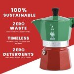 Bialetti Moka Express Stovetop Espresso Maker - 3 Cups