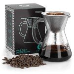 Coffee Gator Pour Over Brewer with Stainless Steel Filter