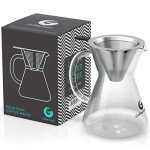 Coffee Gator Pour Over Brewer with Stainless Steel Filter