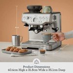 Sage Barista Express Espresso Machine - Black Sesame