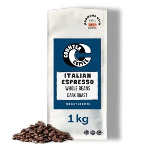 Italian Dark Roast Espresso Beans - 1KG