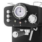 Swan Retro Espresso Machine with Milk Frother