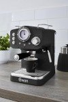 Swan Retro Espresso Machine with Milk Frother