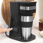 Salter One Cup Coffee Maker with Travel Mug