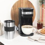 Salter One Cup Coffee Maker with Travel Mug