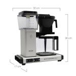 Moccamaster KBG Select Coffee Maker - Matt Silver