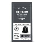 Ristretto Aluminium Coffee Capsules for Nespresso, 100 Count
