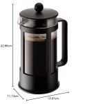BODUM Kenya French Press Coffee Maker, 8 Cups