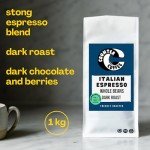 Italian Dark Roast Espresso Beans - 1KG