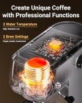 AMZCHEF 20 Bar Espresso Machine with Milk Frother