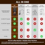 Espresso 4-in-1 Coffee Machine for All Pods