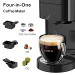 Espresso 4-in-1 Coffee Machine for All Pods