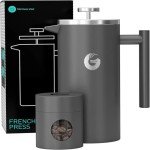 Coffee Gator 1L French Press - Double-Wall Insulated