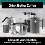 Coffee Gator 1L French Press - Double-Wall Insulated