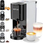 4-in-1 Espresso Coffee Pod Maker Machine