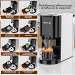 4-in-1 Espresso Coffee Pod Maker Machine