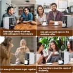 4-in-1 Espresso Coffee Pod Maker Machine
