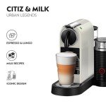 Nespresso De'Longhi CitiZ Coffee Machine with Milk Frother