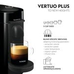 Nespresso Vertuo Plus Coffee Machine - Black