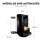 Nespresso Vertuo Plus Coffee Machine - Black